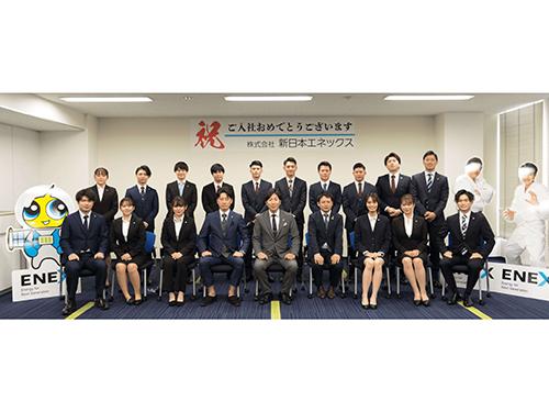 入社式の様子